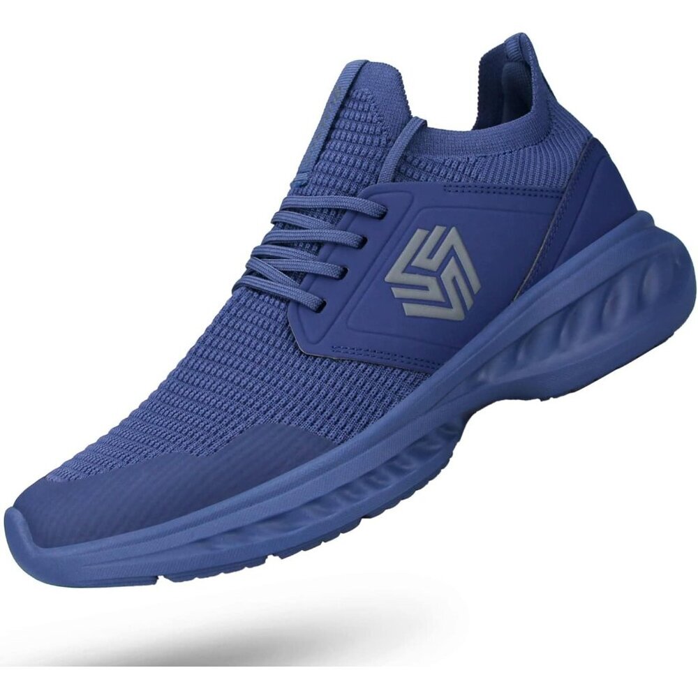 〽️Men's Sneakers Dark Blue Walking Sports Athletic Running Lightweight  Shoes